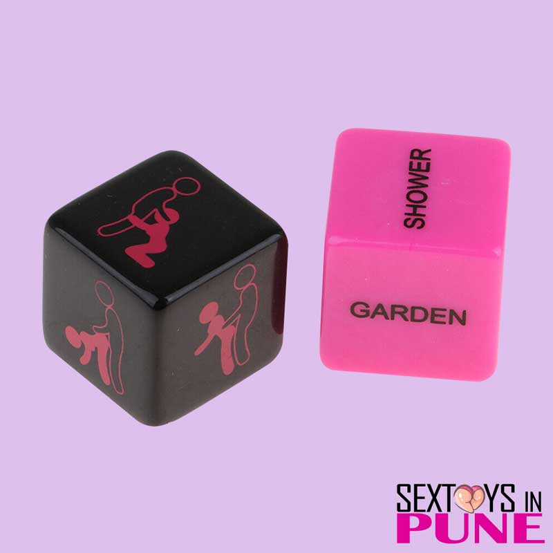 Sex Dice Game Pink & Black SD-002