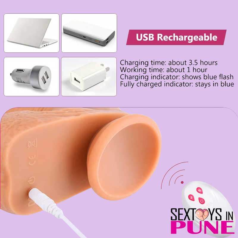 4 in 1 Realistic Dildo Vibrator DV-069