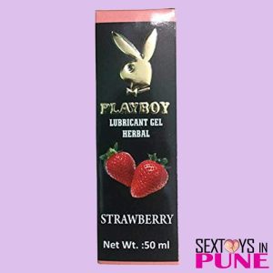 Playboy Lubricant Water Based Gel-Strawberry Flavoured CGS-034