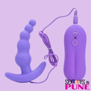 Vibrating Anal Plug Beads Prostate Massager AD-028