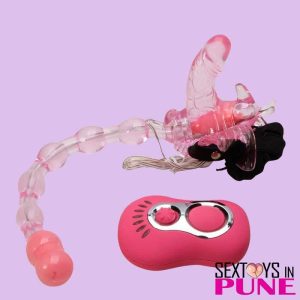 Wearable Butterfly Whip Anal Vagina Stimulator SO-002