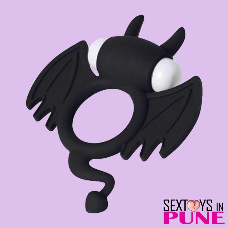 BadBat Stretchable Vibrating Cock Ring CR-025