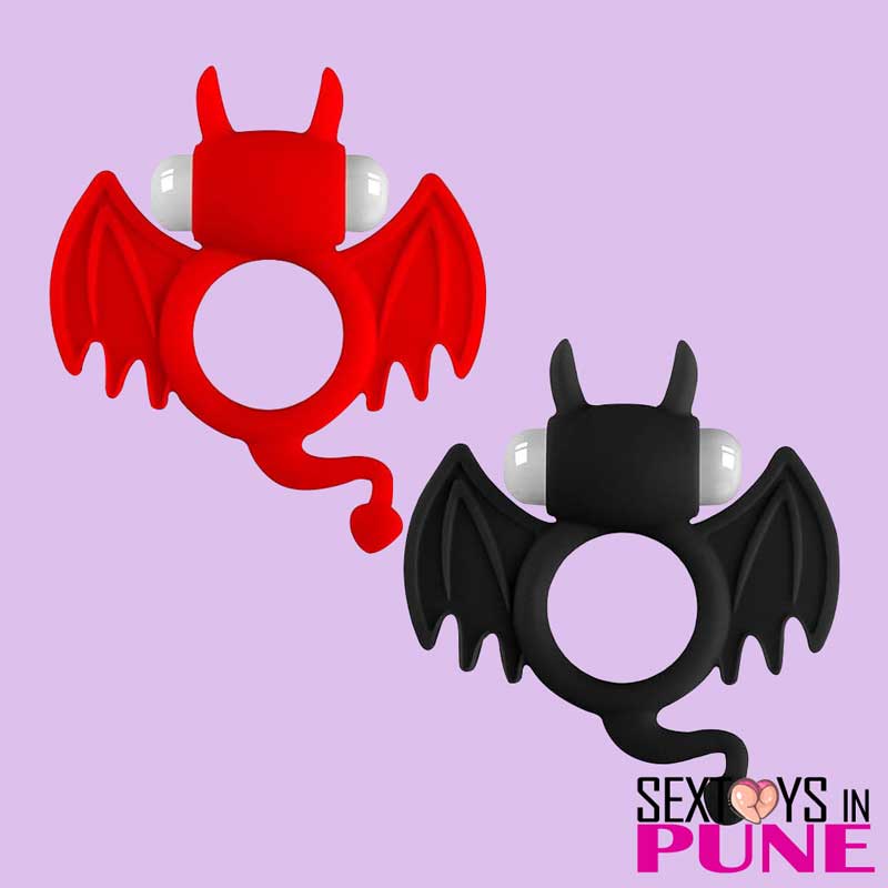 BadBat Stretchable Vibrating Cock Ring CR-025
